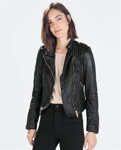 zara black jacket